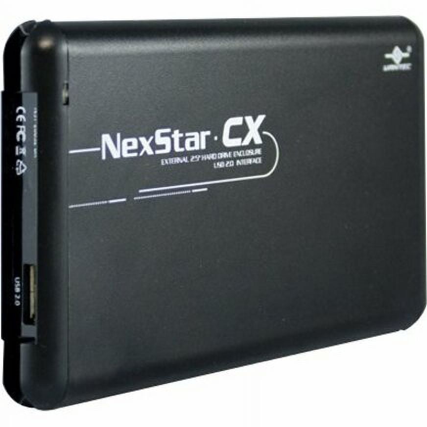Vantec NexStar CX NST200S2BK Drive Enclosure, USB 2.0 Host Interface