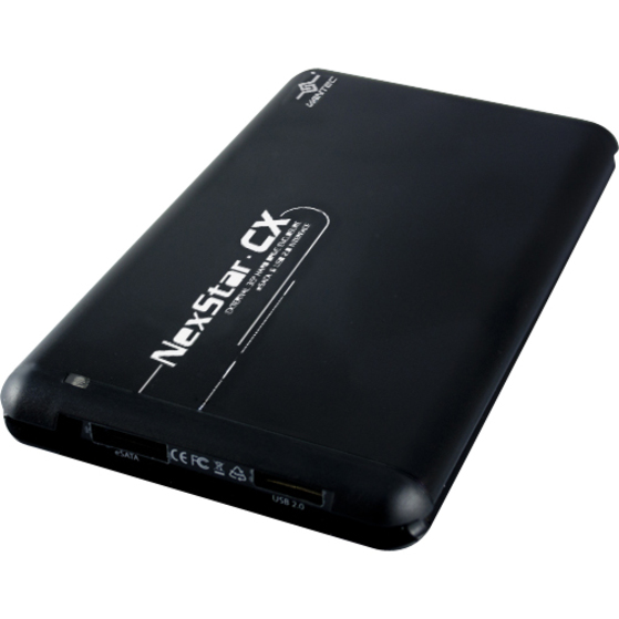 Vantec NexStar CX NST200SUBK Drive Enclosure, USB 2.0, eSATA Host