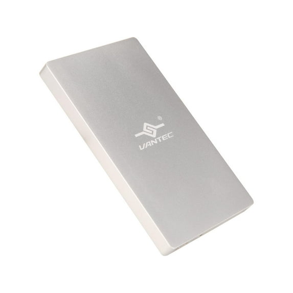 VANTEC NexStar SX NST-204C3-SV Anodized Aluminum, Unibody 2.5" Silver SATA I/II/III USB 3.1 Gen 2 USB-C 2.5" SATA SSD to USB 3.1 Gen 2 Type C Enclosure