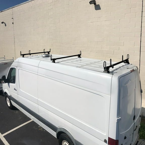 Vantech GFY Heavy Duty 3 Bar Ladder Roof Rack Fits Mercedes/Dodge Sprinter 170" 2007-on High Roof