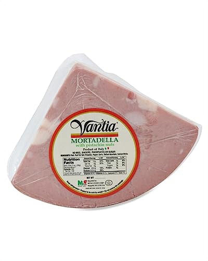 Vantia Mortadella With Pistachios Original And Authentic Flavor, Slow