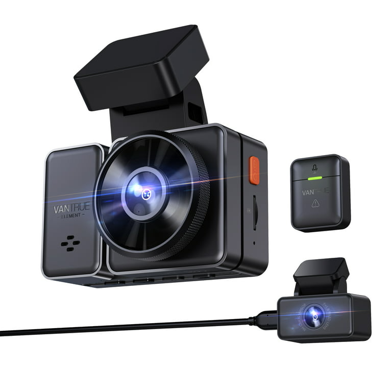 Vantrue Dash Cam Front and Rear with Voice Control, 2.5K + 2.5K Dual Dash  Camera for Cars, WiFi, GPS, STARVIS Night Vision, Buffered Parking Mode,  G-Sensor, WDR, Support 512GB(E2) 