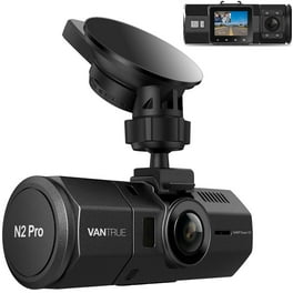 Onn. Dual Dash Cam with Ultra-Wide Angle Lens, 3 LCD Screen, Front 1080p Camera with 16GB SD Card, Suppots Up to 128GB Max, Built in G-Sensor DC122021