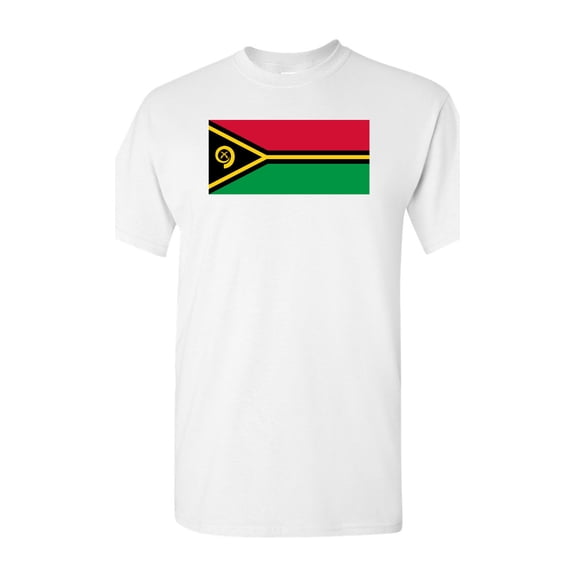 Vanuatu Country Flag Adult DT T-Shirt Tee