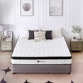 thumbnail image 1 of Full Size Mattress, 10 inch Hybrid Full Mattress in a Box, Memory Foam Mattress with Pocket Springs, Pressure Relief & Motion Isolation, CertiPUR-US Certified, Medium Firm, 1 of 6