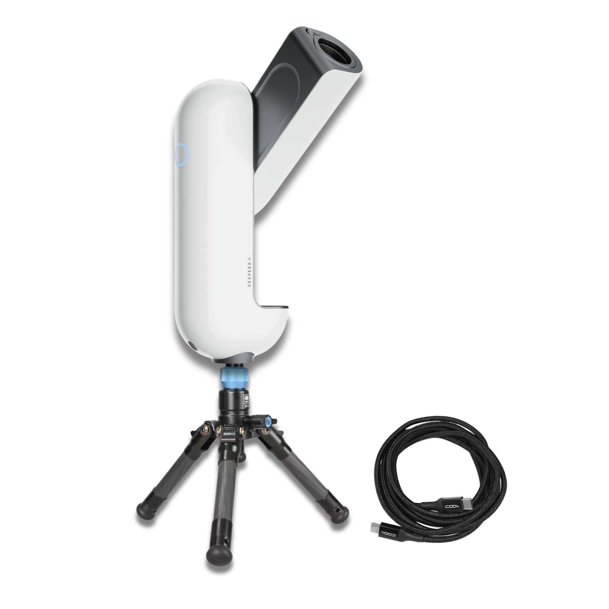 Vaonis Vespera II Exploration Station Fully Automated Telescope with EP-C10S 8X Tripod, and Cable