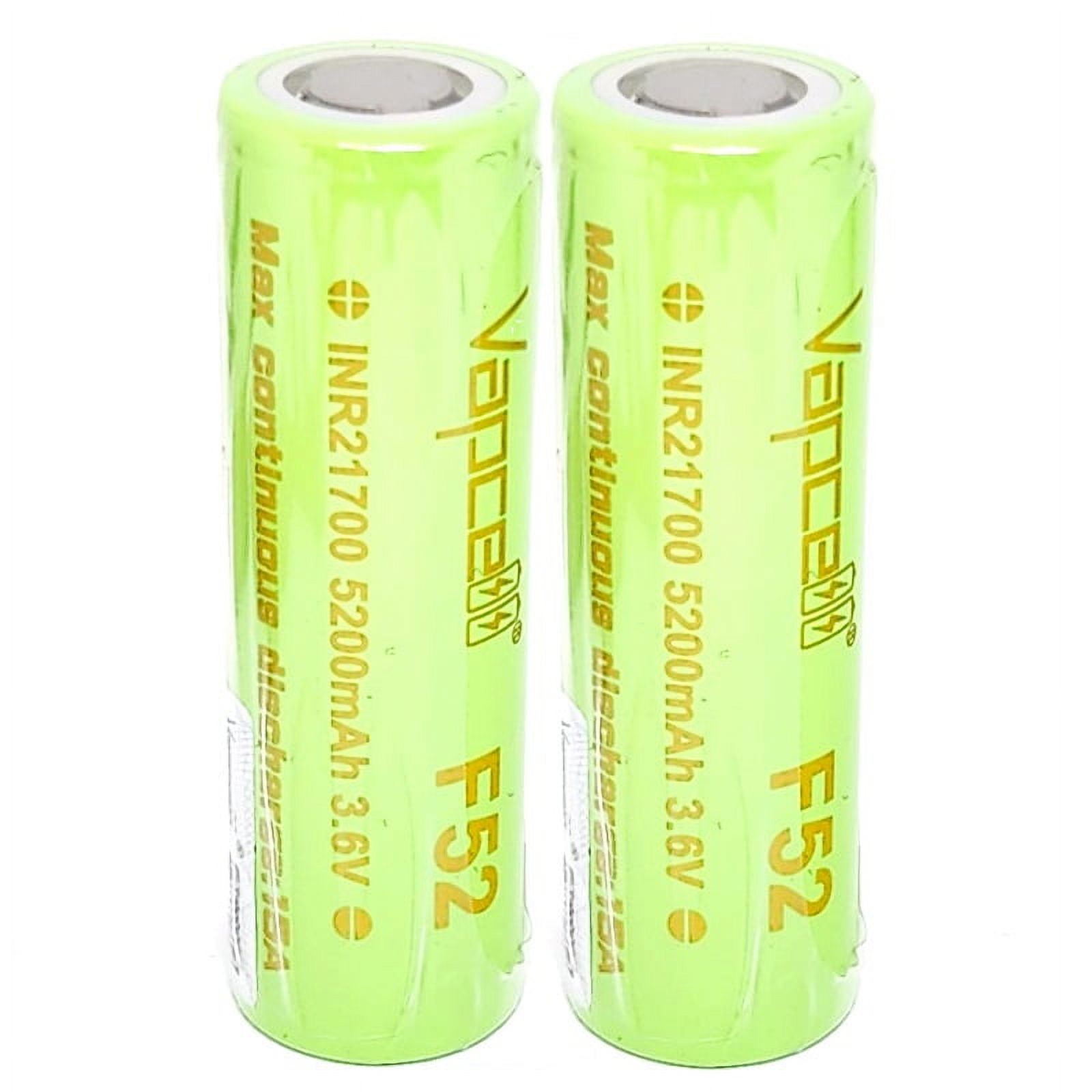 Vapcell F52 INR 21700 5200mAh 15A 3.7V Rechargeable Lebanon | Ubuy Vapcell F52 INR 21700 5200mAh 15A 3.7V Rechargeable Lebanon | Ubuy