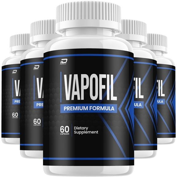 Vapofil for Men Capsules Vapofil Vitamin Complex Pills, Energy, 5 Pack, 300 Capsules