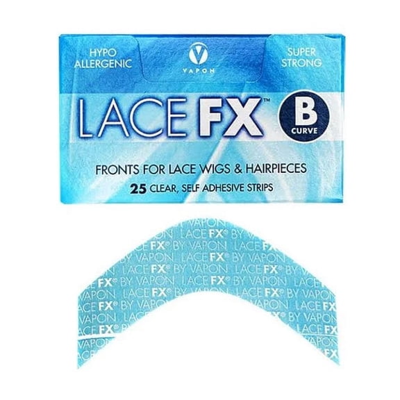 Vapon Lace Fx B Curve Fronts For Lace Wigs & Hairpieces,Pack of 2