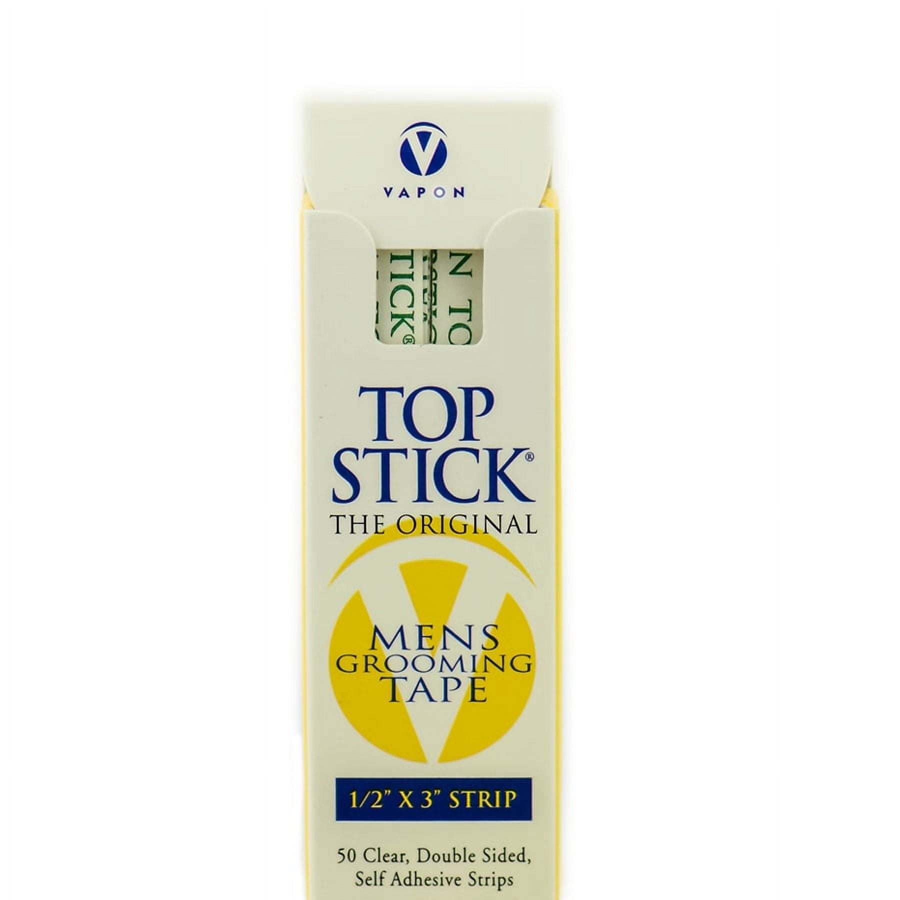 Vapon Top stick 1 x 3 - 50 Strips in Each Box (2 Boxes) Hypo-Allergenic  All Purpose Clear Double Tape