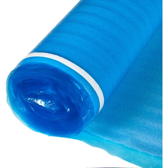 Vapor Barrier Flooring Underlayment w/Overlap and pre-Attached Tape Strip -- roll