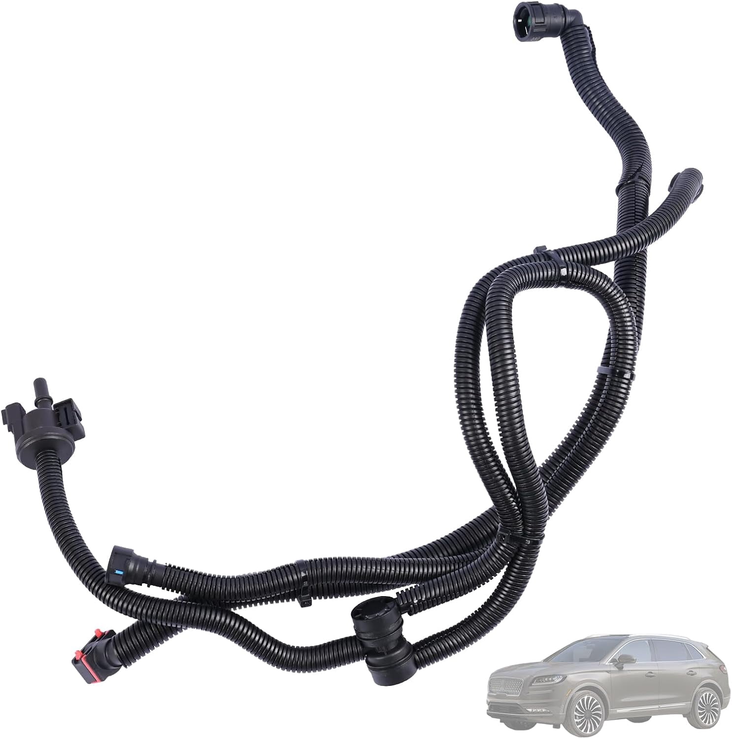 Vapor Canister Purge Hose Valve EVAP F2GZ-9D289-A For Edge 2.0L 2015-19 EcoBoost