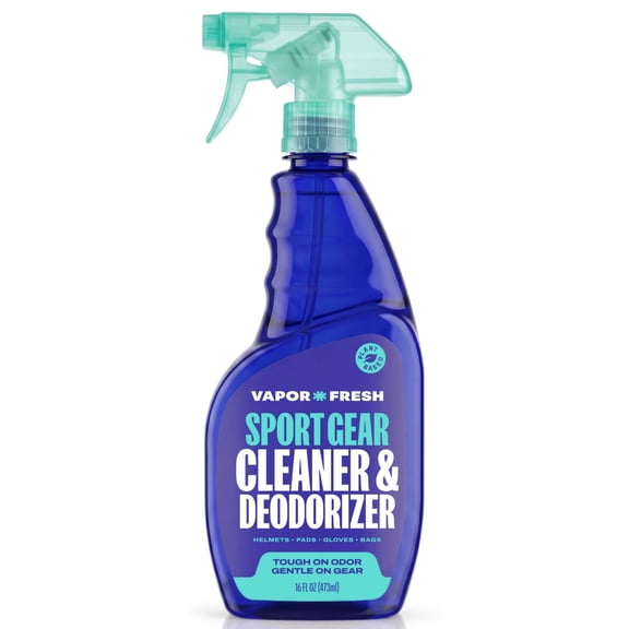 Vapor Fresh Sports Cleaner and Deodorizer - Odor Eliminator for Boxing Gloves, Sports Pads, Helmets, Gym Bags, Gym Equipment and More - Naturally Powered by Plants, 16 fl oz (1-Pack)