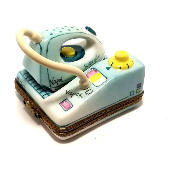 Vapor Iron Limoges Box for Collectors Limoges Box Porcelain Figurine