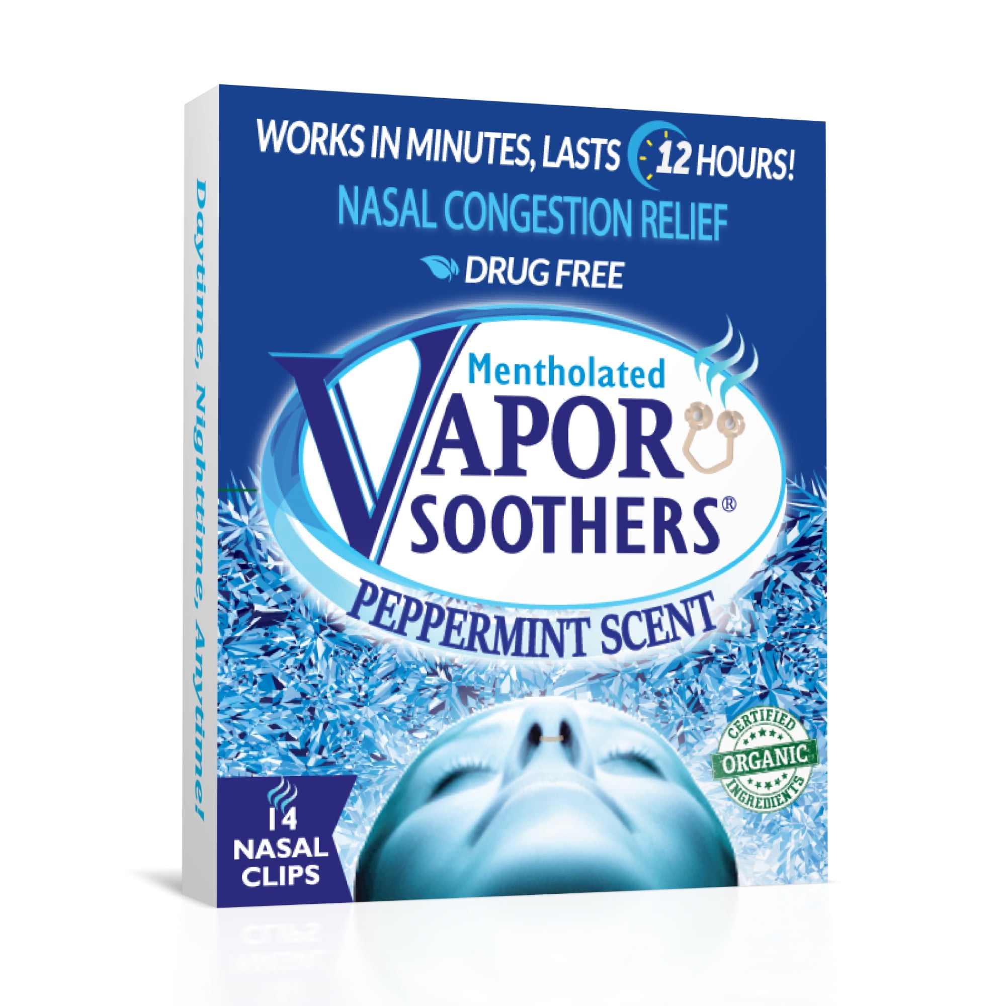 Vapor Soothers Nasal Dilator Clips, Instant Nasal Congestion Relief