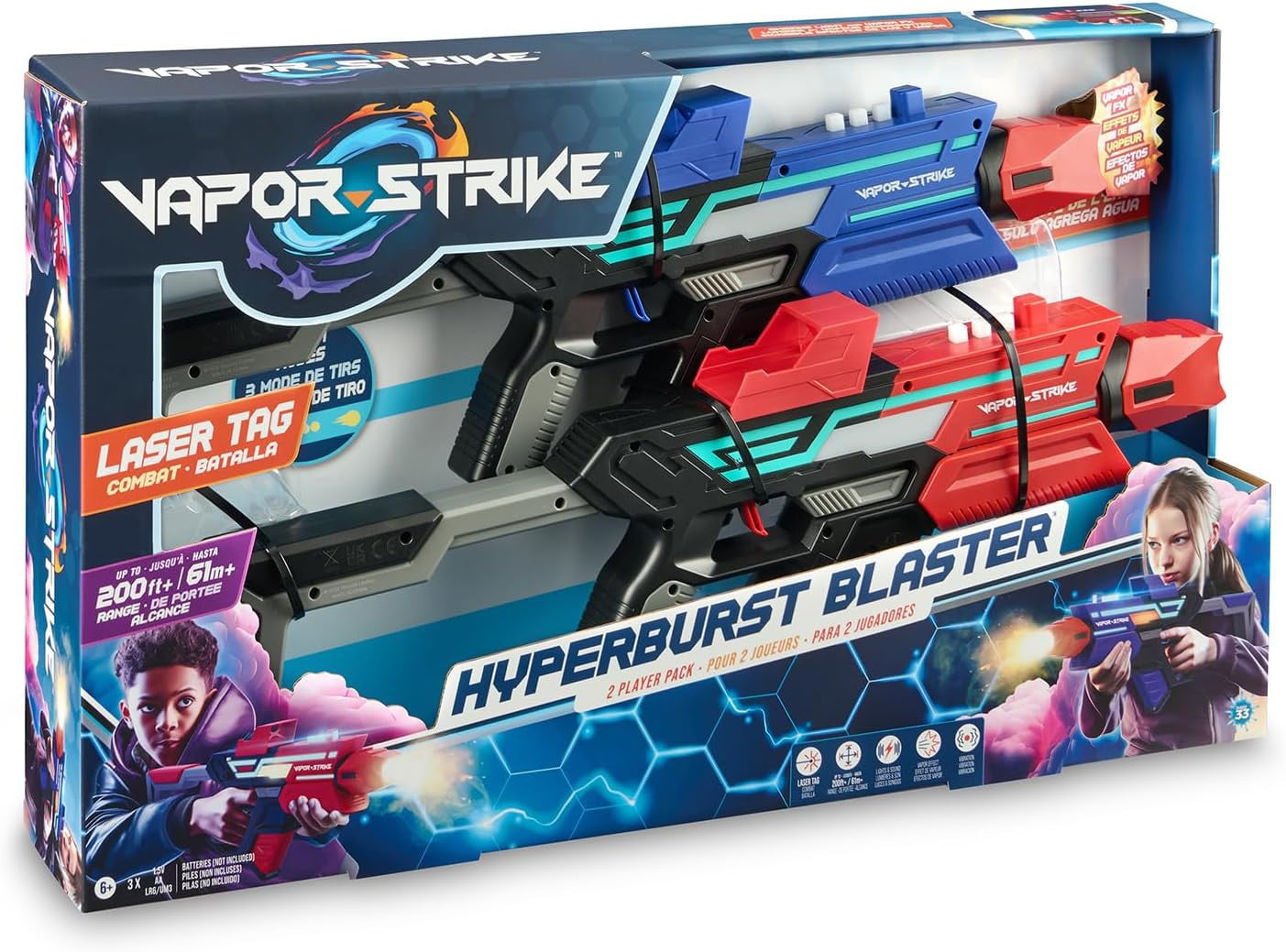 Vapor Strike Hyperburst Blaster 2-Player Set - Walmart.com