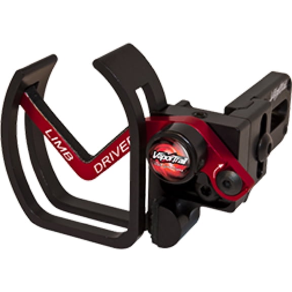 Vapor Trail Archery Limb Driver Pro V Rest Black Left Hand
