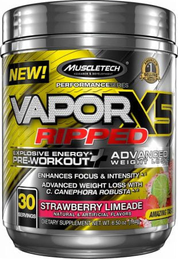 Vapor X5 Next Gen Pre Workout Powder & Weight Loss Supplement