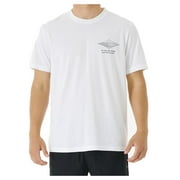 Vaporcool Line Up Short Sleeve T-Shirt [White/Blue]