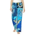 thumbnail image 1 of Vaporeon Women's Pajama Pants, Ultra-soft Comfortable Casual Lounge Pants, Graphic Printed Sleep Bottoms With Drawstring, 1 of 8