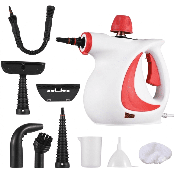 Vaporex Handheld Steam Cleaner, Portable Pressurized Steam Cleaner with Ergonomic Handle, Powerful Chemical-Free Steam Cleaning for Kitchen, Bathroom, Tile, Sofa & Car, Compact Multi-Surface Steamer
