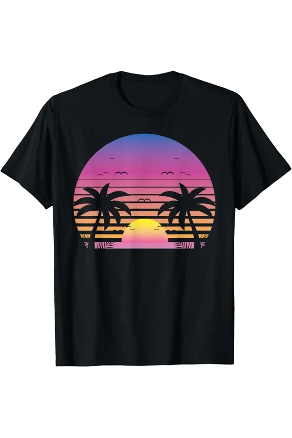 Vaporwave Aesthetic 90S 80S Art Sunset Retro Vaporwave T-Shirt