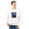 thumbnail image 1 of Vaporwave Aesthetic NASA Astronaut Sweatshirt for Men or Women Brisco Brands M, 1 of 6