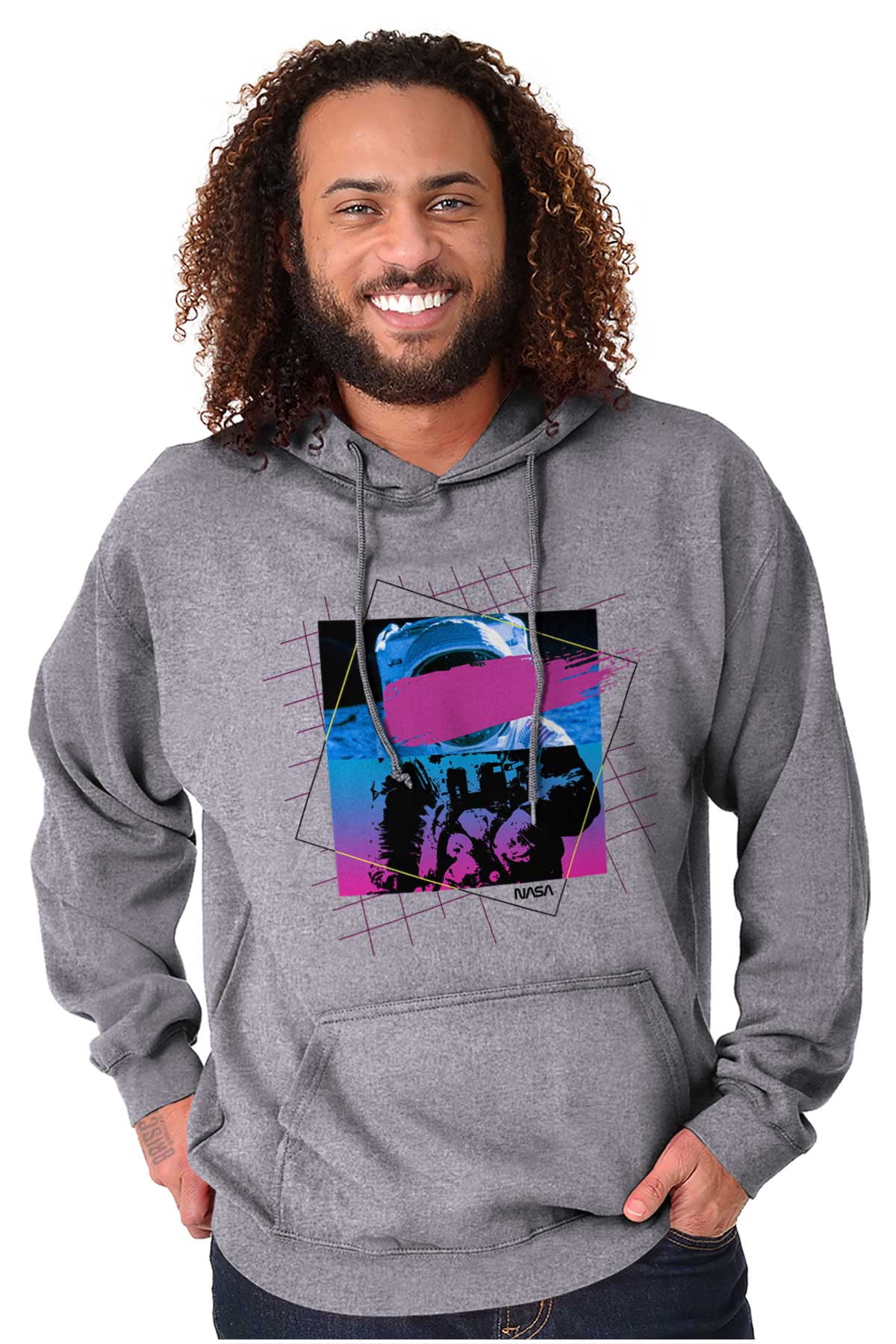 Vaporwave Aesthetic NASA Astronaut Unisex Plus Size Hoodie Brisco ...