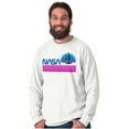 thumbnail image 1 of Vaporwave Aesthetic NASA Worm Logo Long Sleeve TShirt Men Women Brisco Brands X, 1 of 4