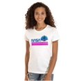 thumbnail image 1 of Vaporwave Aesthetic NASA Worm Logo Women's T Shirt Ladies Tee Brisco Brands M, 1 of 5