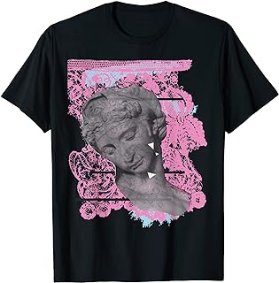Vaporwave Aesthetic Retro Clothing 80s 90s Greek Statue Art T-Shirt ...