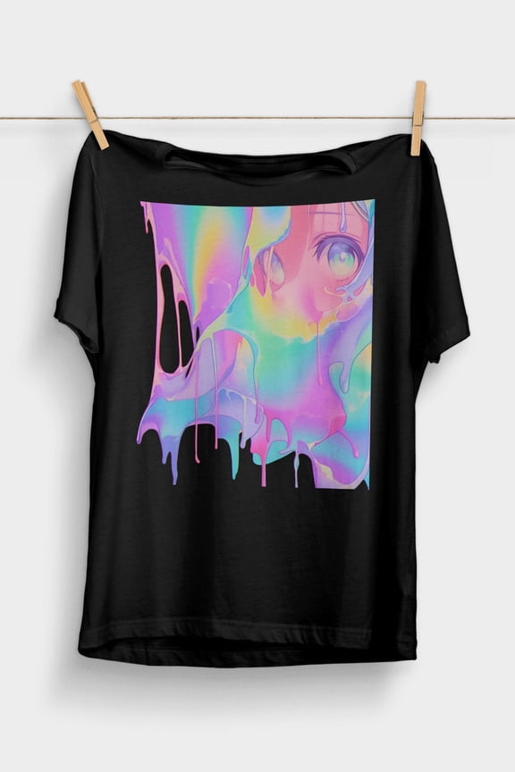 Vaporwave Anime T-Shirt | Kawaii Shirt | Cute Anime Clothing | Japanese Anime Gifts | Aesthetic Clothes