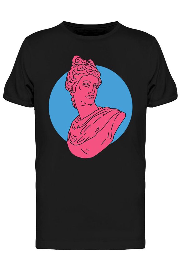 Vaporwave Gypsum Sculpture T-Shirt Men -Image by Shutterstock, Male XX-Large