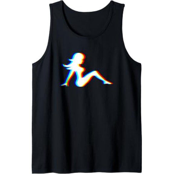 Vaporwave Mudflap Dj Edm Rave House Music Tank Top Size S-3XL