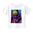 thumbnail image 1 of Vaporwave NASA Space Astronaut Toddler Boy Girl T Shirt Infant Toddler Brisco Brands 18M, 1 of 6