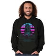 thumbnail image 1 of Vaporwave NASA Space Shuttle Specs Hoodie Sweatshirt Women Men Brisco Brands S, 1 of 6