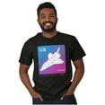 thumbnail image 1 of Vaporwave NASA Space Transportation Men's Graphic T Shirt Tees Brisco Brands S, 1 of 4