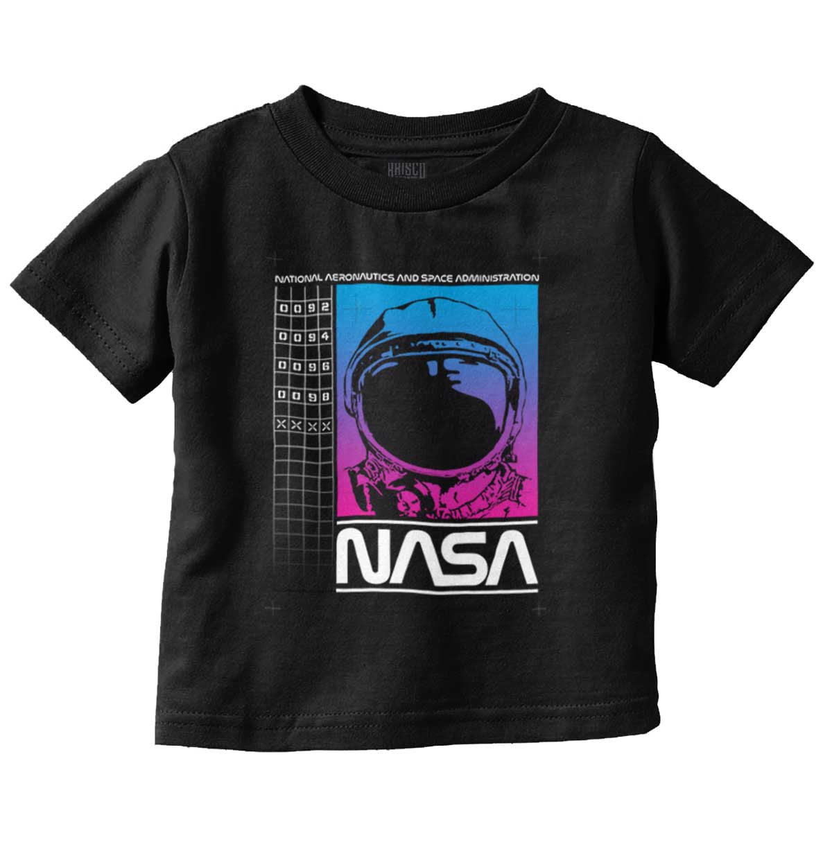 Vaporwave NASA Worm Logo Astronaut Toddler Boy Girl T Shirt Infant ...