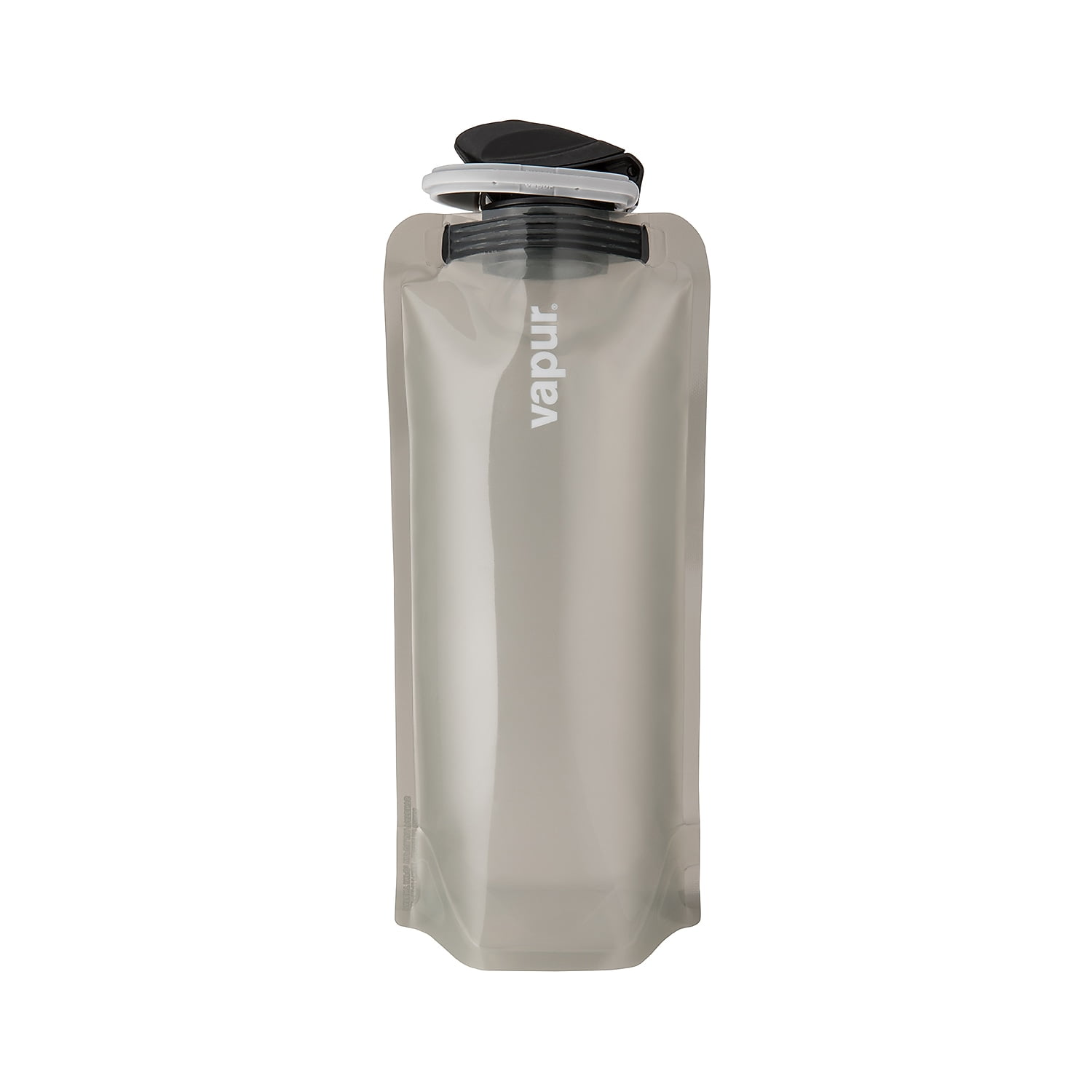 Vapur Anti-Bottle Collapsible Plastic Water Bottle 34 oz. Graphite Gray (30175)