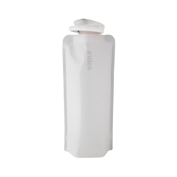 Vapur Anti-Bottle Collapsible Plastic Water Bottle 34 oz. Whiteout (30054)