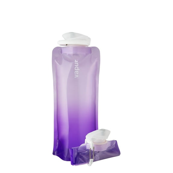 Vapur Anti-Bottle Collapsible Plastic Water Bottle 23 oz. Lavender (10282)