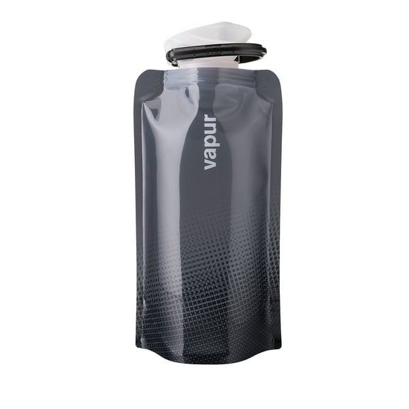 Vapur Anti-Bottle Collapsible Plastic Water Bottle 18 oz. Cool Grey (10201)