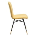 thumbnail image 1 of ZUO Var Modern Dining Chair in Yellow (Set of 2), 1 of 12