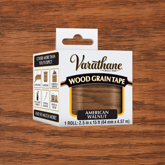 American Walnut, Varathane Wood Grain Tape 2.5 in x 15 ft-398841, 1 Roll