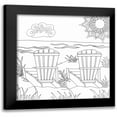thumbnail image 1 of Varacek, Pam 12x12 Black Modern Framed Museum Art Print Titled - Beach Day, 1 of 5