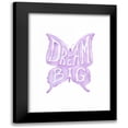 thumbnail image 1 of Varacek, Pam 12x14 Black Modern Framed Museum Art Print Titled - Dream Big Butterfly, 1 of 5