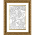 thumbnail image 1 of Varacek, Pam 14x18 Gold Ornate Wood Framed with Double Matting Museum Art Print Titled - African Tango, 1 of 4