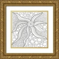 thumbnail image 1 of Varacek, Pam 15x15 Gold Ornate Wood Framed with Double Matting Museum Art Print Titled - Coastal Starfish, 1 of 4
