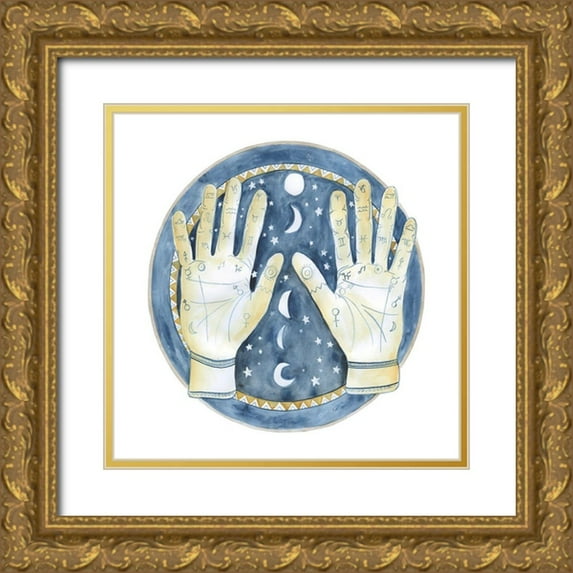 Varacek, Pam 15x15 Gold Ornate Wood Framed with Double Matting Museum Art Print Titled - Sky High Five