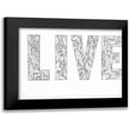 thumbnail image 1 of Varacek, Pam 18x15 Black Modern Framed Museum Art Print Titled - Living Flourishly, 1 of 5